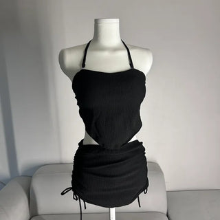 V-Cut Cover-up Bikini Piece Skirt Body Shaping Sexy