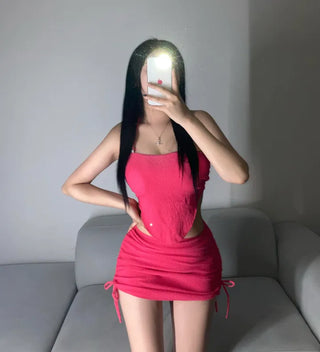 V-Cut Cover-up Bikini Piece Skirt Body Shaping Sexy