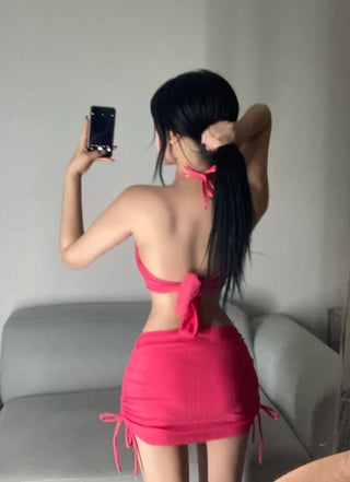 V-Cut Cover-up Bikini Piece Skirt Body Shaping Sexy