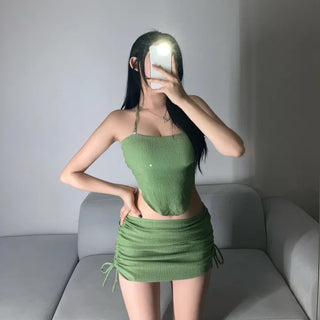V-Cut Cover-up Bikini Piece Skirt Body Shaping Sexy