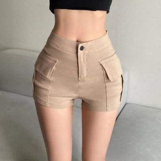 Hip Pocket Cargo Shorts Pants Sexy Glam Dancewear