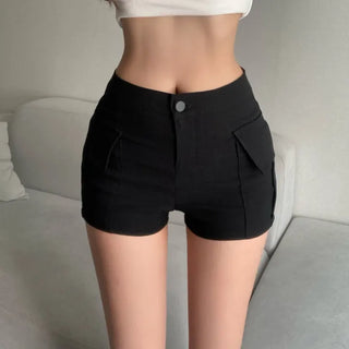 Hip Pocket Cargo Shorts Pants Sexy Glam Dancewear