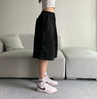 Super High Quality] Cargo Bermuda Pants Training Shorts
