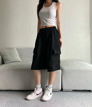 Super High Quality] Cargo Bermuda Pants Training Shorts