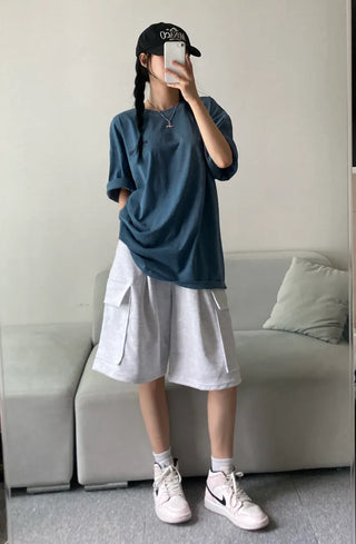 Super High Quality] Cargo Bermuda Pants Training Shorts