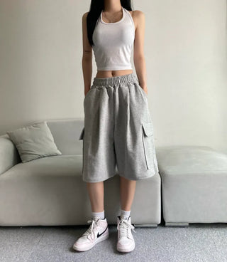Super High Quality] Cargo Bermuda Pants Training Shorts