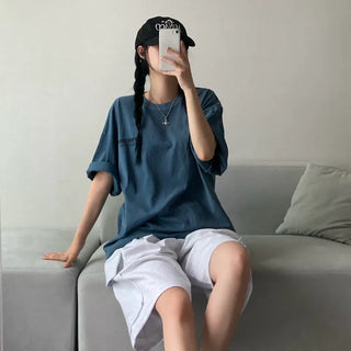 Pigment Lettering Unisex Loose Fit Short Sleeve Oversized