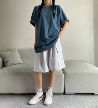 Pigment Lettering Unisex Loose Fit Short Sleeve Oversized