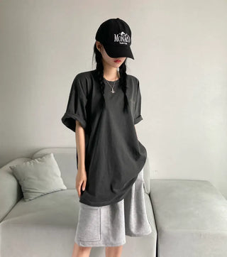 Pigment Lettering Unisex Loose Fit Short Sleeve Oversized