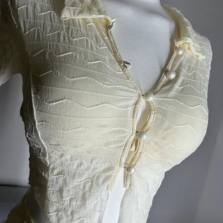 Special Offer!! 1007. Short Sleeve Collared Cover-up Swimsuit