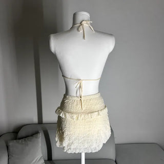 Special Offer!! 1007. Short Sleeve Collared Cover-up Swimsuit