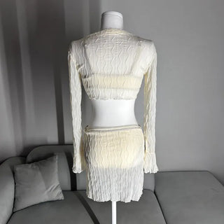 Piece Lace Cardigan Bikini Cover-up Unique Sexy Glam