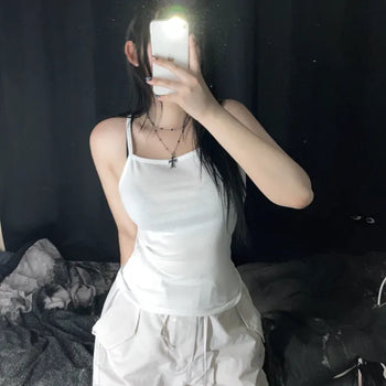Layered Basic Daily Long Strappy Sleeveless Inner Essential