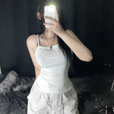 Layered Basic Daily Long Strappy Sleeveless Inner Essential