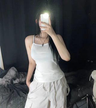 Layered Basic Daily Long Strappy Sleeveless Inner Essential