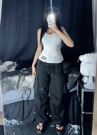 Pocket String Cargo Pants Unique Daily Petite Size