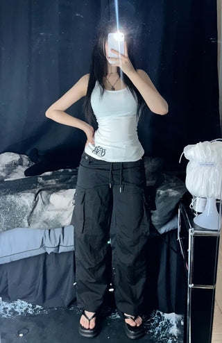 Pocket String Cargo Pants Unique Daily Petite Size