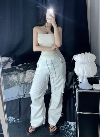 Pocket String Cargo Pants Unique Daily Petite Size