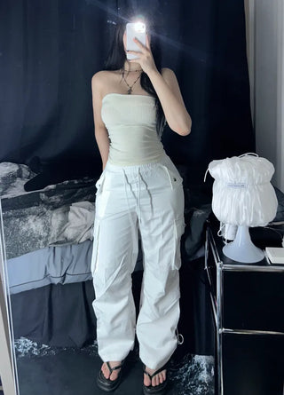 Pocket String Cargo Pants Unique Daily Petite Size