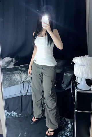 Pocket String Cargo Pants Unique Daily Petite Size