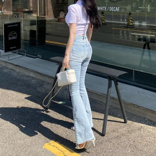 Asymmetrical Half-Off-Shoulder Short-Sleeve Shirt Off-Shoulder Short Sleeve