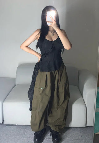 Fairy Tale Asymmetrical Frill Sleeveless Unique Vintage Tail