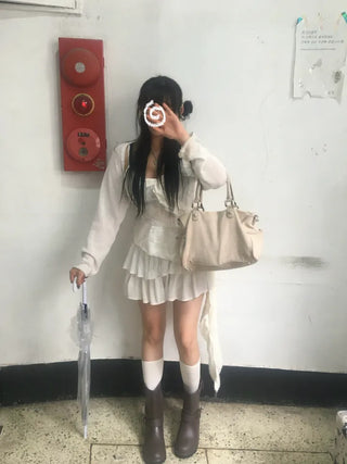 Fairy Tale Asymmetrical Frill Sleeveless Unique Vintage Tail