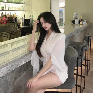 Goddess Chiffon Cape Jumpsuit Belt Wedding Guest Look