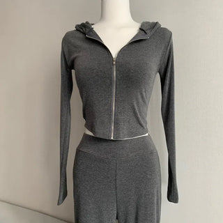 Body-Shaping High-Waisted Bootcut Training Set Suit Pants Sexy