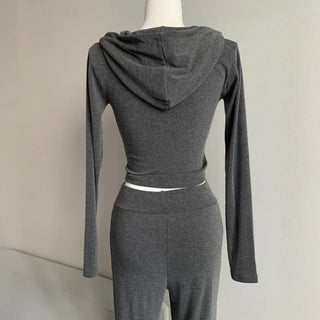 Body-Shaping High-Waisted Bootcut Training Set Suit Pants Sexy