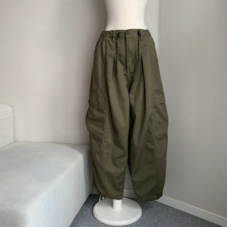 Balloon Fit Pintuck Cargo Pants All-Season Everyday Item