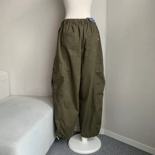 Balloon Fit Pintuck Cargo Pants All-Season Everyday Item