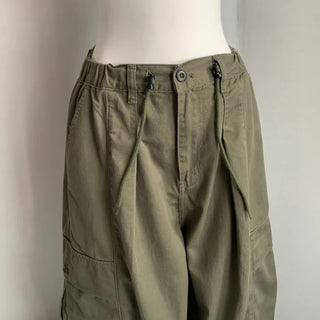 Balloon Fit Pintuck Cargo Pants All-Season Everyday Item