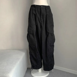 Balloon Fit Pintuck Cargo Pants All-Season Everyday Item