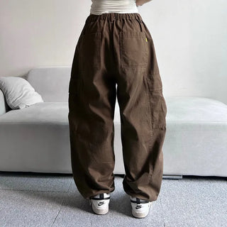 Balloon Fit Pintuck Cargo Pants All-Season Everyday Item
