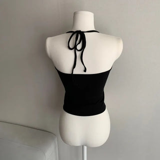 Slim Fit Layered Halter Neck Sleeveless Inner Layering