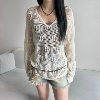 Cat Sanding Vintage Wash Denim Frill Pants Calfshorts