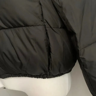 Daily Short Padded Jacket Wellon Crop Unique Basic