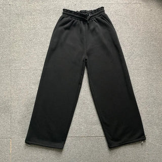Fleece-Lined Elastic Wide Sweatpants Training Suit Unique Daily
