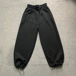 Fleece-Lined Elastic Wide Sweatpants Training Suit Unique Daily