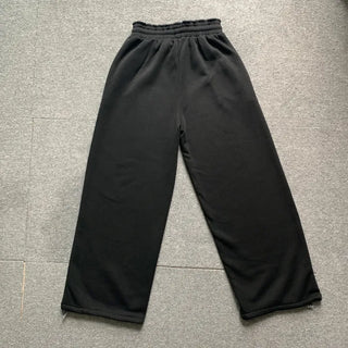 Fleece-Lined Elastic Wide Sweatpants Training Suit Unique Daily