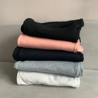 Fleece-Lined Elastic Wide Sweatpants Training Suit Unique Daily