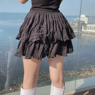 Lina Mini Tiered Skirt-Pants