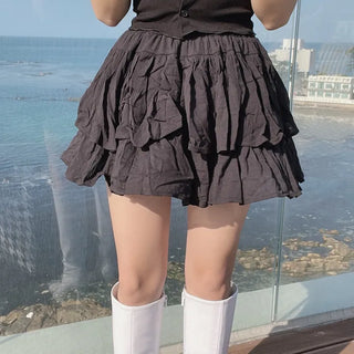 Lina Mini Tiered Skirt-Pants