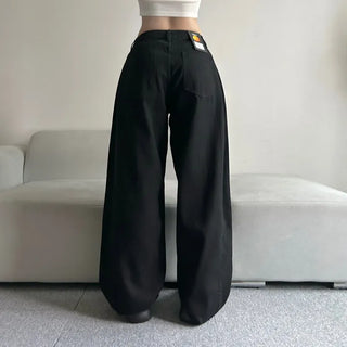 Cotton Side Pintuck Button Balloon Pants Wide Fit