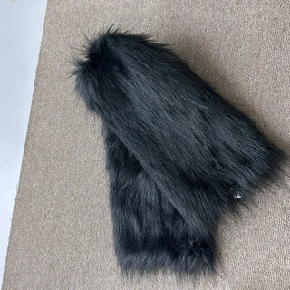 Faux Fur Leg Warmers Eco-fur Warmer Stockings Socks