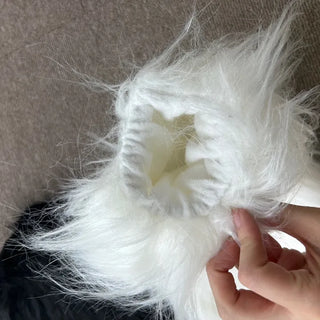 Faux Fur Leg Warmers Eco-fur Warmer Stockings Socks