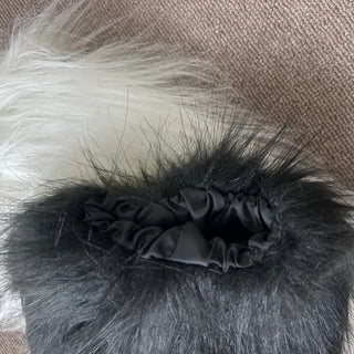Faux Fur Leg Warmers Eco-fur Warmer Stockings Socks
