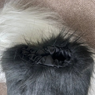 Faux Fur Leg Warmers Eco-fur Warmer Stockings Socks