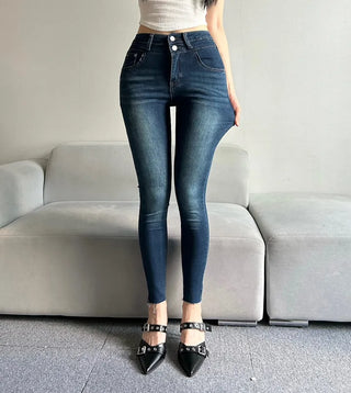 Hip Pads Enhancers Skinny Denim Pants Cotton Jeans